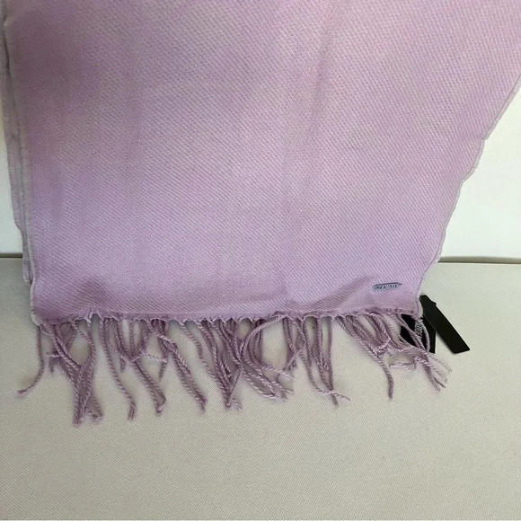 Steve Madden Reversible Leopard Print Scarf Lavender Mint With Fringe - Picture 11 of 11